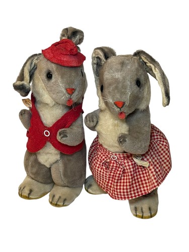 Coppia coniglietti peluche - coppia,