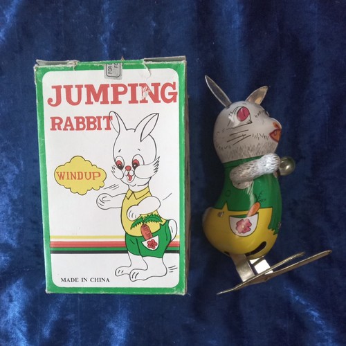 Ms515 jumping rabbit tinplate - jumping,